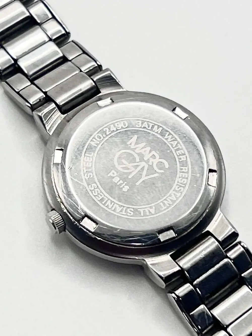 Marc Gay Paris Women's Watch Stainless Steel Analog Quartz with Date Display